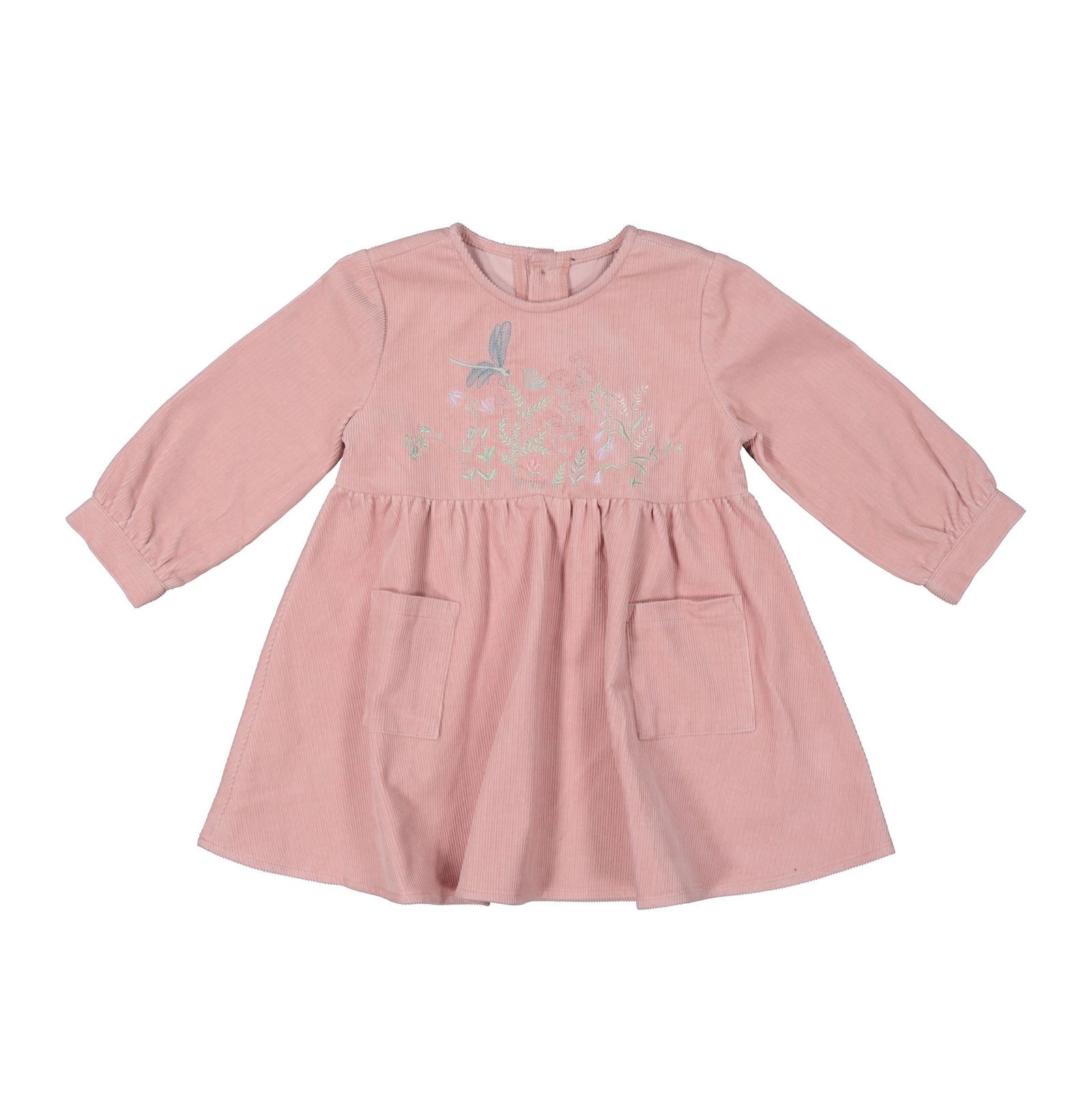 Milly Corduroy Dress - Meadow Rose