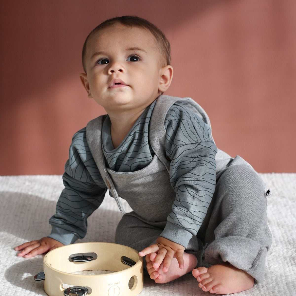 Winter Overalls - Grey Melange