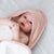 Organic baby hooded towel in range of colours