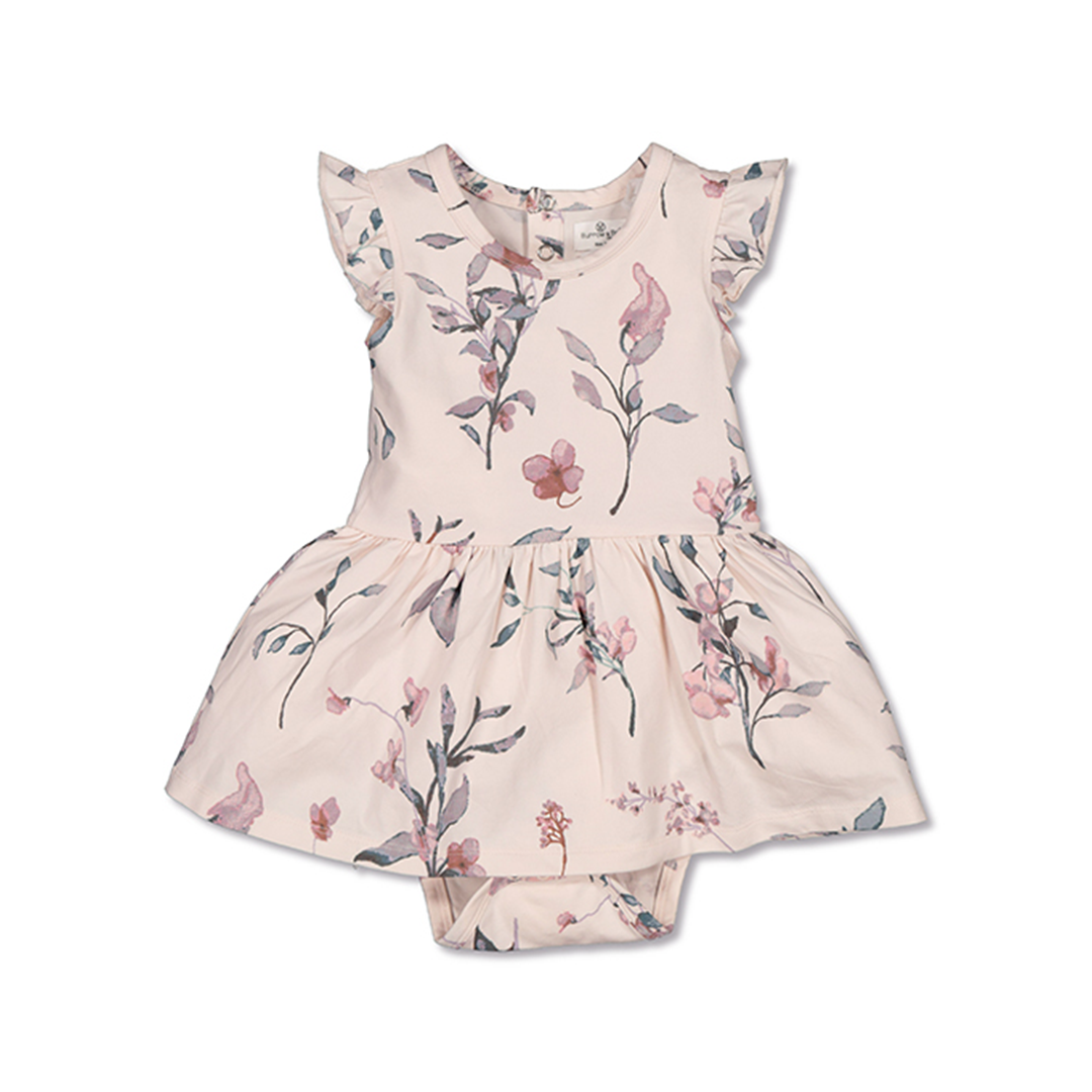 Flutter Dress Baby Onesie - Florence
