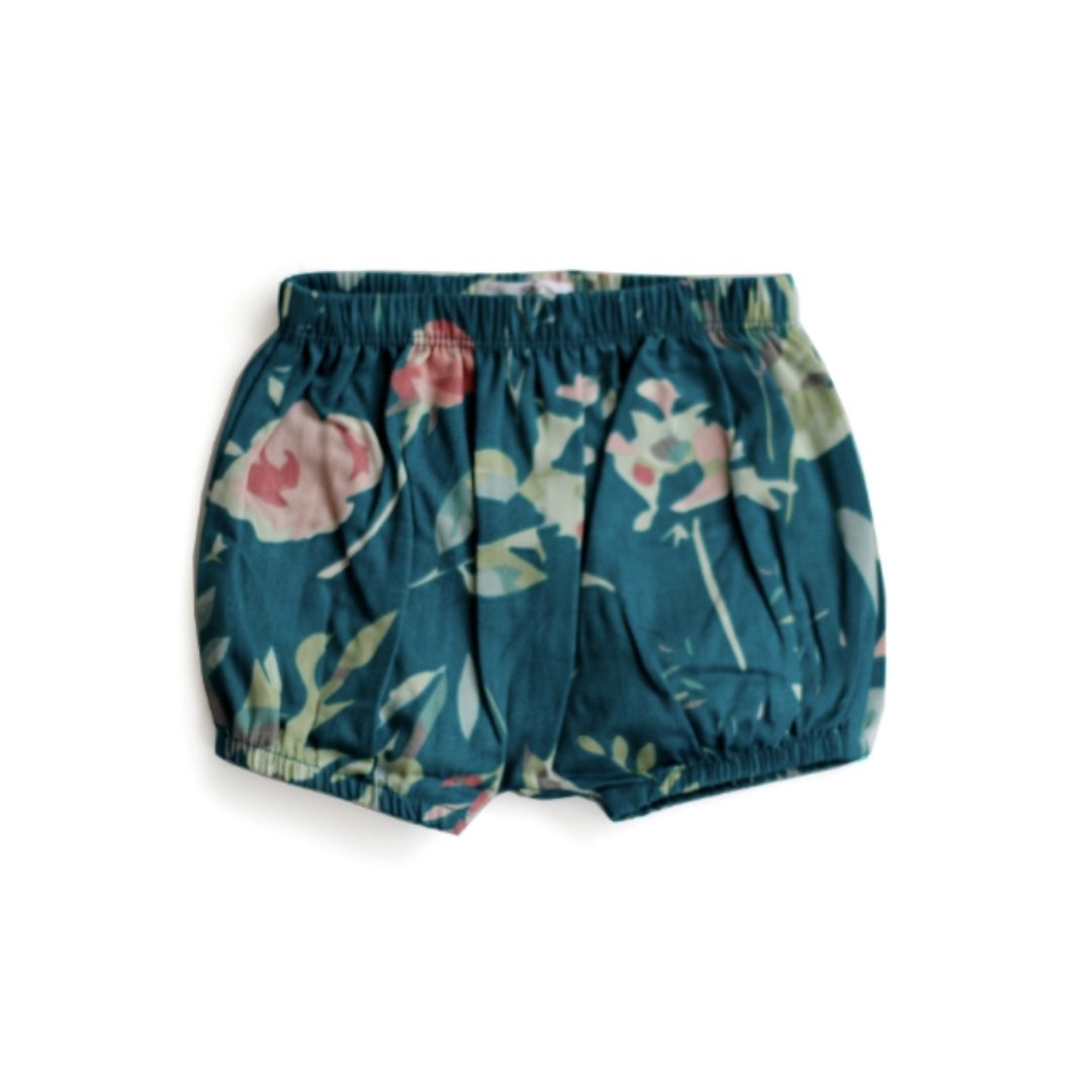 Bloomer Shorts - Green Leavings