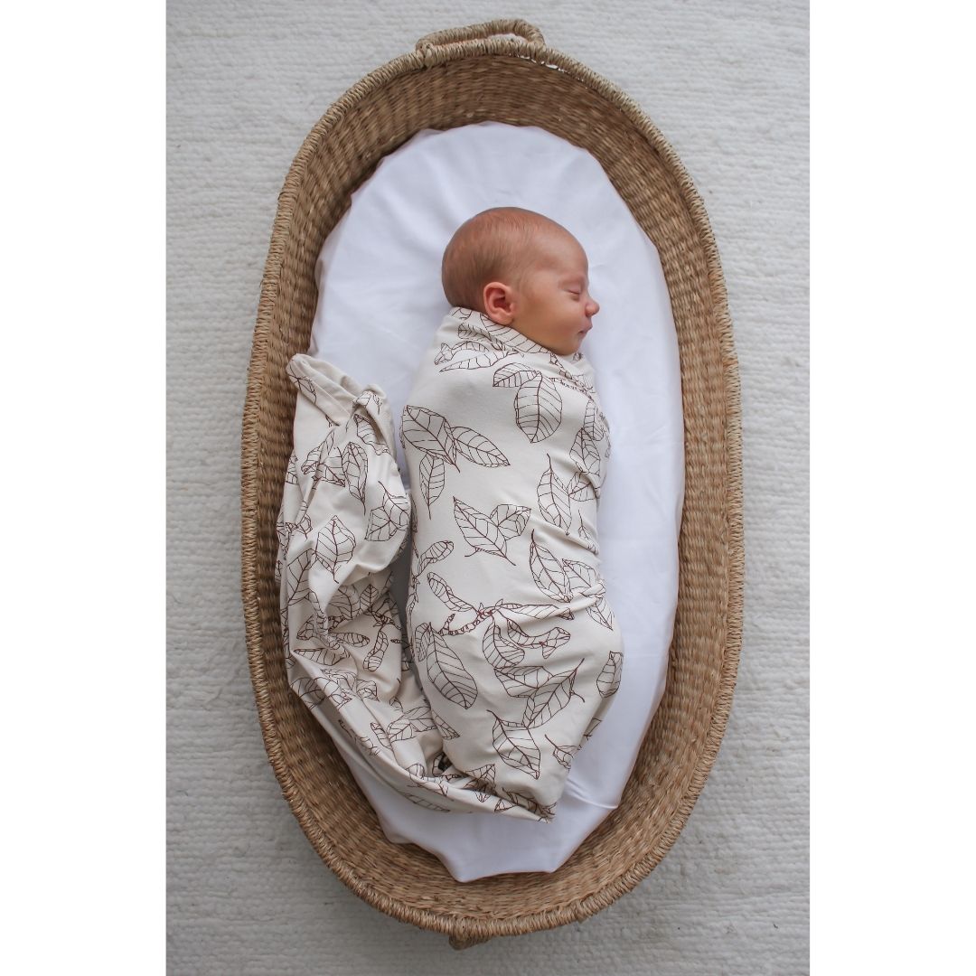 Stretchy Swaddle - Leaves