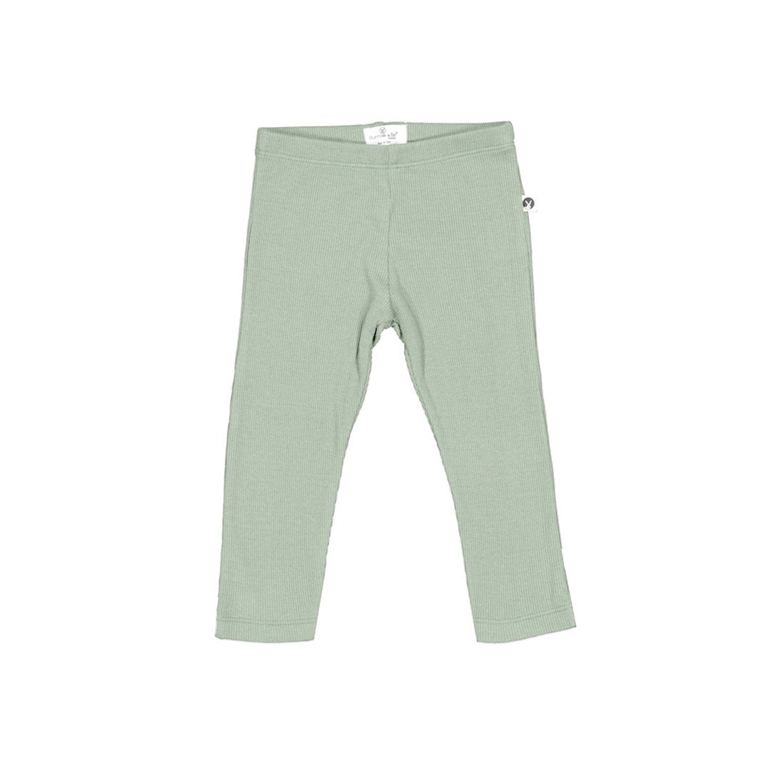 Rib Leggings - Sage