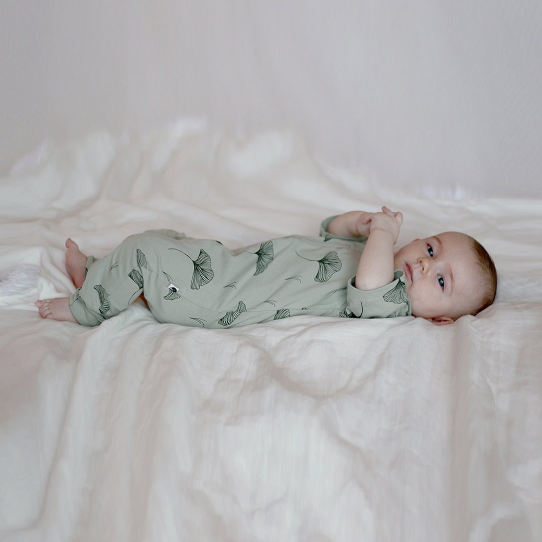 Short Sleeve Zip Suit - Gingko